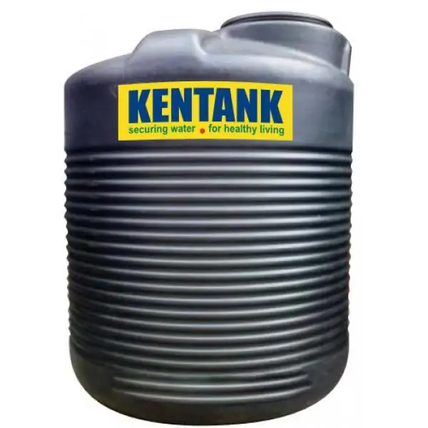 KENTANK black ribbed water tank